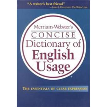 Merriam-Websters Concise Dictionary Of English Usa - 1